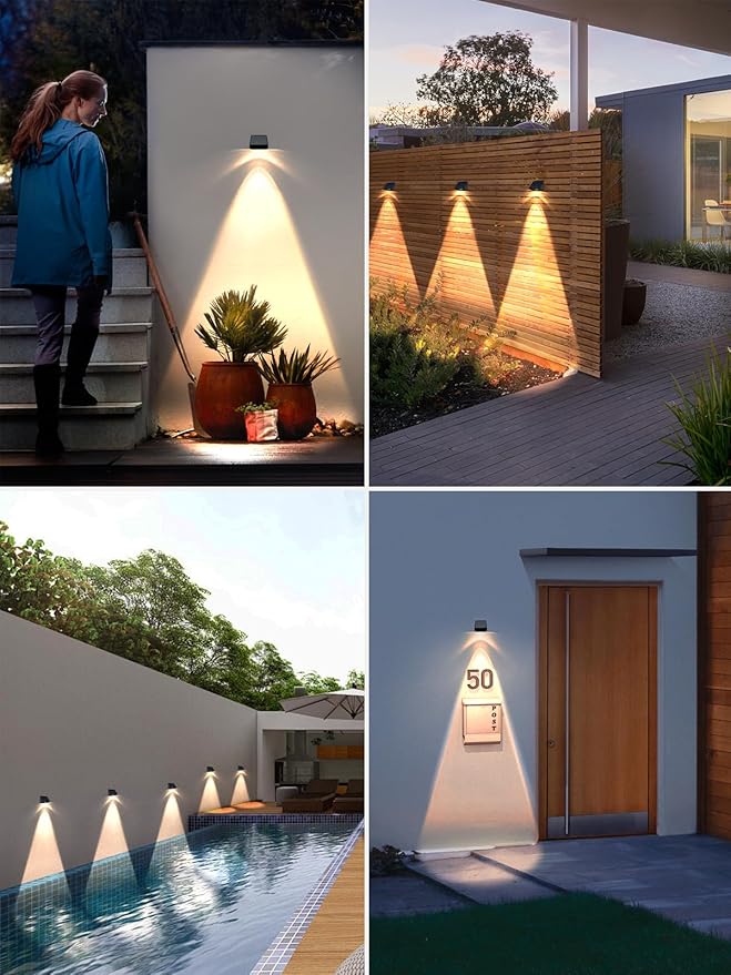 Solar Mailbox Lights Outdoor Waterproof Non-Drill LED 3000K Warm White Bright Lens Downlight Small Solar Light for | Lumora