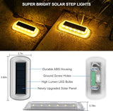 T-SUN Solar Deck Lights Outdoor Waterproof, Deck Lights Solar Powered, Driveway Marker Light for Fence Front Door | Lumora