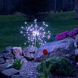 JJGoo Solar Firework Lights, 2 Pack 180 LEDs 2 Lighting Modes Solar Lights Outdoor Waterproof for Garden Patio | Lumora