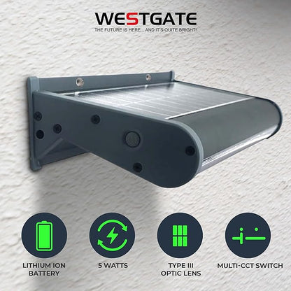 Solar Sign Light 1000LM - All-Night Outdoor Illumination for Commercial Signage, Billboard, Pathway & Entrances - 1ft Dual-CCT Waterproof LED Light in Robust Aluminum Alloy with Polycarbonate Cover