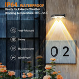 Solar Fence Lights Outdoor, 7 Fixed Colors ＆ Color Changing IP65 Waterproof Solar Powered Lights for | Lumora