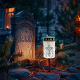 Black Cross Solar Light Outdoor Waterproof Lantern Walkway Solar Powered Flameless Candle Led Light Solar Lights | Lumora