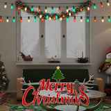 Abeja C9 LED Christmas Lights Outdoor, 25 Ft C9 Vintage String Lights with 26 Shatterproof Multicolor LED Bulbs | Lumora