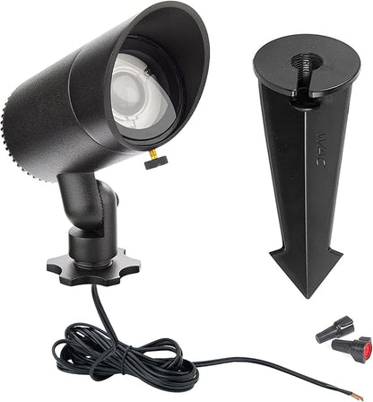 WAC Landscape Lighting, LED 12V Basic Accent Light 6W with Adjustable Beam Angle 3000K in Black