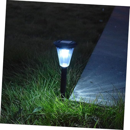 Angoily 6pcs Solar Walkway Lights Outdoor Led Landscape Garden Lights for Pathway Garden Patio Fence Pool Event Corrosion-Resistant