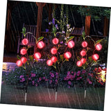 VICASKY Led Lights for Outside Decorative Garden Stake Lights Auto Off Solar Pathway Lamp Apple Shape Ground Stake | Lumora