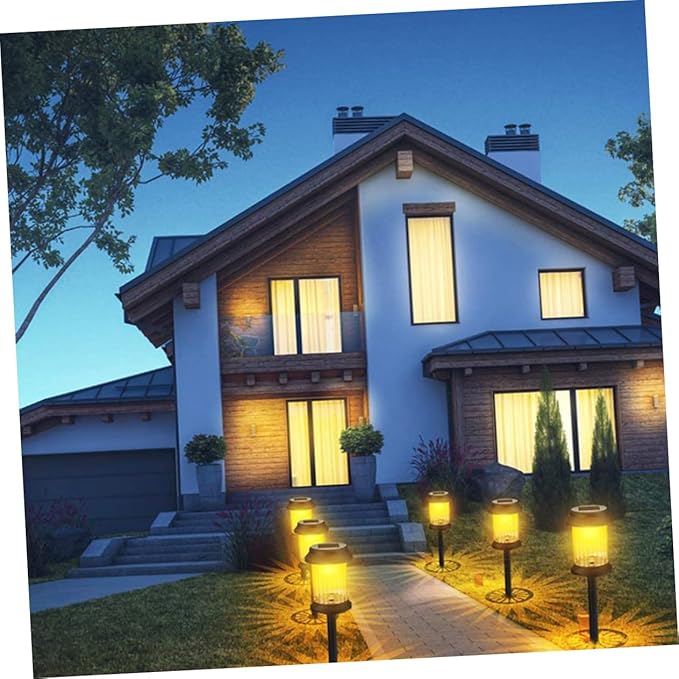 6-Pack Solar Lawn Lights Waterproof LED Landscape Decoration for Garden Outdoor Ground Plug Light for Pathway and | Lumora