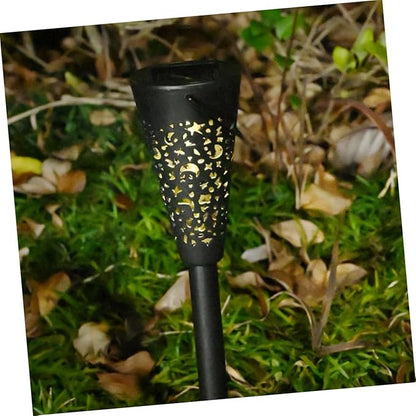 Solar Garden Path Lights Outdoor Waterproof Lawn Lights Warm White Solar Yard Lamppost for Patio Backyard Lawn Decor
