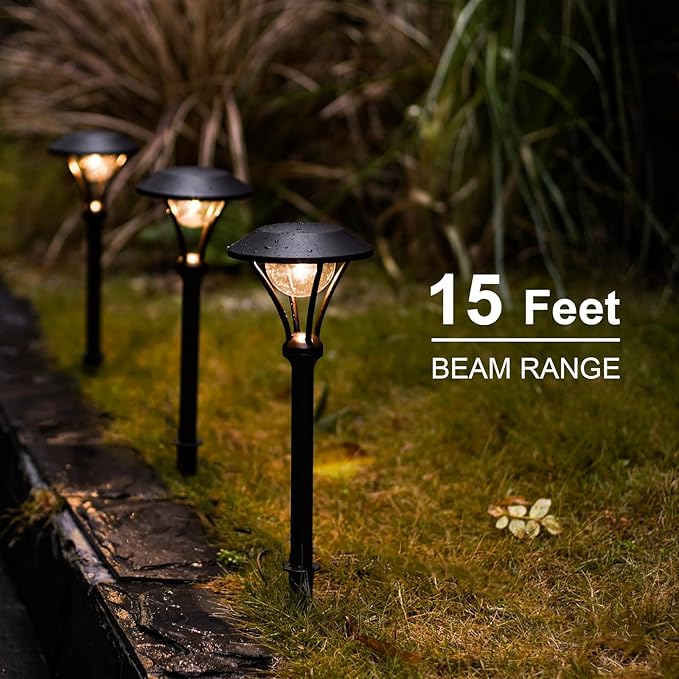 GOODSMANN Landscape Lighting Low Voltage Path Lights 1 Watt LED 60 Lumens Landscape Lights with Metal Stake | Lumora