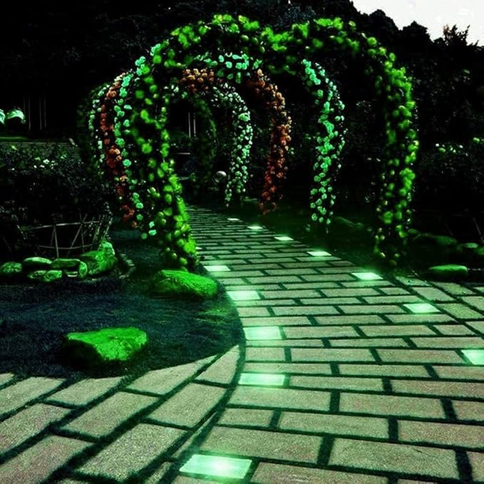 Solar Ice Glass Light,2 Packs Solar Powered Garden Lights, Waterproof IP68 Outdoor Table & Path Lights, Decorative | Lumora