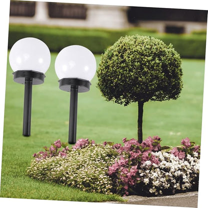 jojofuny 8pcs Solar Lawn Lights Outdoor Ball Lamps for Garden Patio Energy-Saving Solar Lights with Decorative Glow for Pathways and Flowerbeds