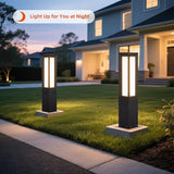Outdoor Pathway Lights Wired, 31.5" Tall Landscape Path Lights, AC 100-240V Aluminum Bollard Light, IP65 Waterproof | Lumora