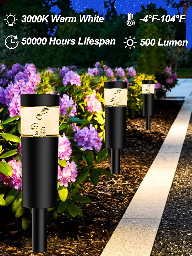 5W Low Voltage Landscape Pathway Lights with Connectors 12V Outdoor Landscape Lighting LED Bollard Path Lights | Lumora