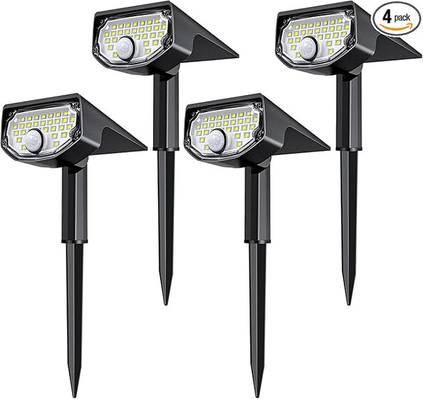AloftSun Solar Motion Sensor Outdoor Lights,Waterproof Motion Sensor Spot Lights- 30 LED/3 Modes Solar Powered | Lumora
