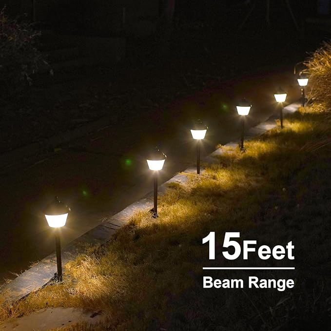 GOODSMANN Pathway Lights 1.5W LED 6PK Outdoor Low Voltage Landscape Lighting Kits 100 Lumen Hardwired Path Light | Lumora