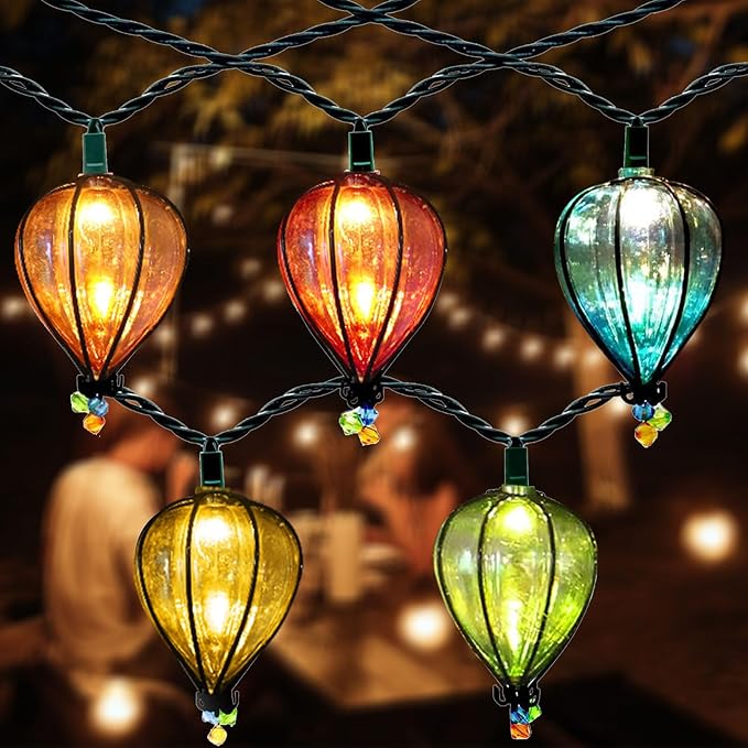 11FT Fairy String Lights with 10 Color Bulbs Decorations, Outdoor Tropical Beach Theme Lights Patio String Lights | Lumora