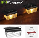 TIJNN Solar Deck Lights, Outdoor Lighting Solar Fence Light Waterproof Backyard Essentials Patio Decor,for Outdoor | Lumora