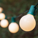 Wintergreen Lighting C9/E17 Light Stringer, 12' Socket Spacing, Outdoor String Light Patio Stringer, Fits C9/E17 | Lumora