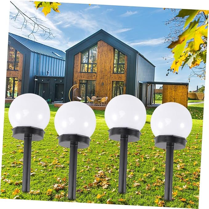8pcs Solar Lawn Lights Outdoor Garden Pathway Waterproof Solar Bulb Ball Lamps for Yard Landscape Lighting