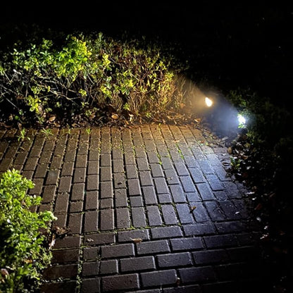 6500k,Solar Warm White Spot Lights Outdoor 2PK, Solar Powered LED 2800K Landscape Lighting Low Voltage IP65 Waterproof Auto On/Off Spotlights for Outside Garden Yard Landscape