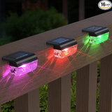 Solar Deck Lights 16 Pack, Solar Lights Outdoor Waterproof for Outside, Stairs, Step, Fence, Yard, Garden, Patio | Lumora