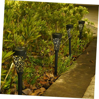 Zerodeko Solar Yard Light Outdoor Waterproof Garden Path Light Warm White Solar Lawn Lighting for Patio Lawn Yard Decoration