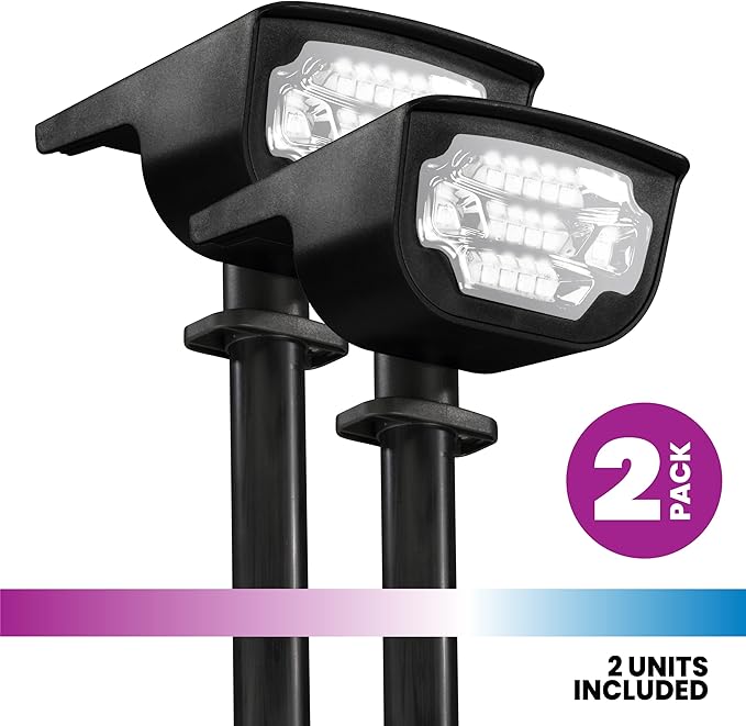 Bell+Howell Solar Lights Outdoor Bionic Burst Waterproof IP67 Path Lights, Landscape Outdoor Solar Lights for Yard | Lumora