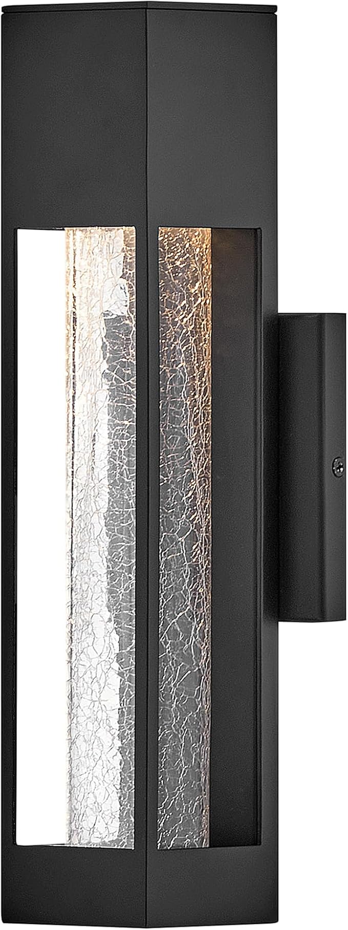 Hinkley Vapor Small Wall Mount Lantern, Black | Lumora
