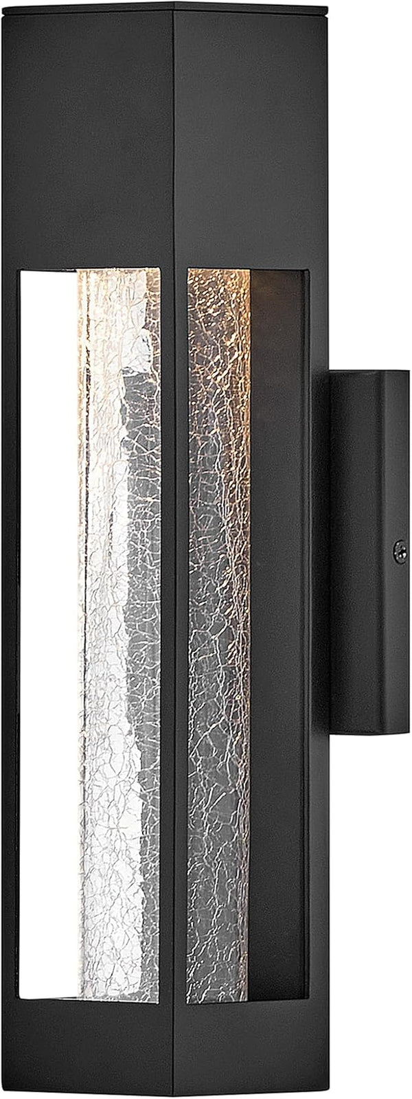 Hinkley Vapor Small Wall Mount Lantern, Black | Lumora