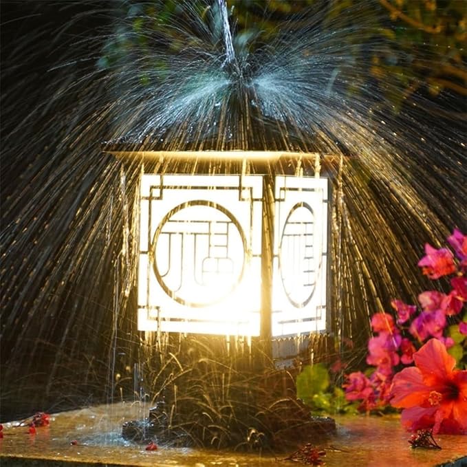 American Style Outdoor Classical Vintage Garden Post Cap Light Waterproof Courtyard Villa Fence Head Lights Pillar | Lumora