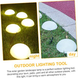 Veemoon Solar Garden Lamp Warm Light Hemisphere Ground Stake Outdoor Pathway Light for Patio Driveway Flower Bed | Lumora