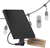 Brightech Ambience Pro Replacement Solar Panel - Compatible Only with Brightech Filament Solar Powered Outdoor | Lumora