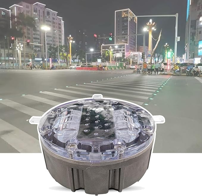 Solar Traffic Lights, Road Signs Underground Light, IP68 Waterproof Outdoor Warning Light, Sidewalk Marker Traffic | Lumora