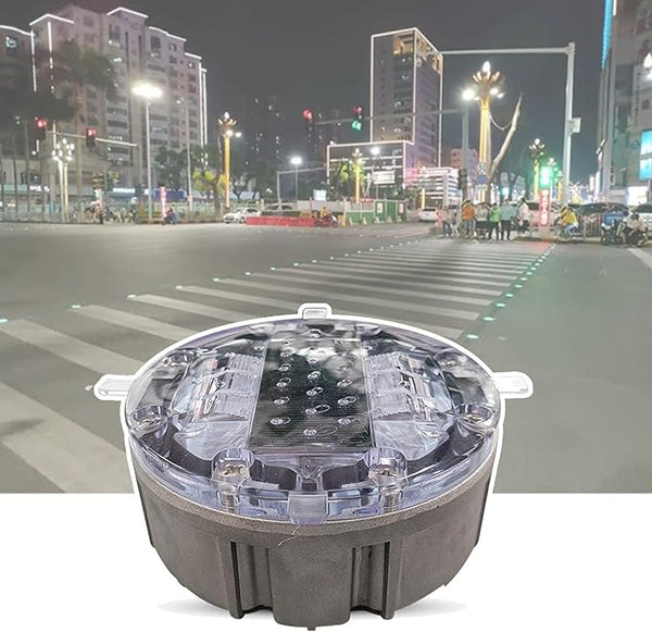 Solar Traffic Lights, Road Signs Underground Light, IP68 Waterproof Outdoor Warning Light, Sidewalk Marker Traffic | Lumora