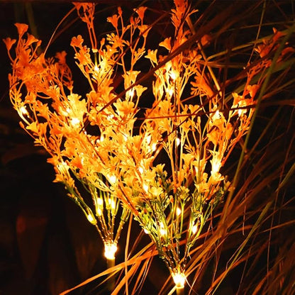 MaxDecor Yard Solar Stake Lights Outdoor Decor, Upgraded Powered Solar Flower Lights, Gifts for mom, Garden Solar Pathway Lights for Porch, Backyard, Gifts Decor- 2Pack