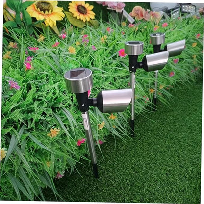 DOITOOL 2pcs Solar Pathway Lights Led Garden Stake Lights for Outdoor Use Energy-Saving Solar Powered Lawn Lighting for Walkways and Gardens