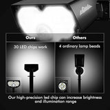 AloftSun Solar Motion Sensor Outdoor Lights,Waterproof Motion Sensor Spot Lights- 30 LED/3 Modes Solar Powered | Lumora