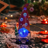HONGLAND Christmas Decorations Outdoor Solar Gnome Yard, Color Changing LED Lights with Snowflake Hollowed-Out Hat | Lumora