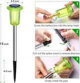 St Patricks Day Decorations Solar Lights Outdoor 10 Pack Solar Pathway Lights Green Halloween Decorations | Lumora