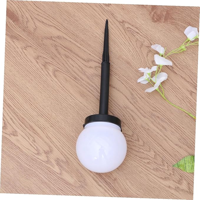 4pcs Solar Lawn Lights Warm White Garden Solar Pathway Lights Waterproof Outdoor Ground Plug Courtyard Lighting for Yard Landscape Decor