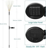 JJGoo Solar Firework Lights, 2 Pack 150 LEDs 2 Lighting Modes Solar Lights Outdoor Waterproof for Garden Patio | Lumora