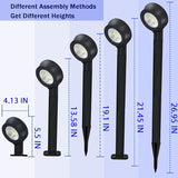 Solar Pathway Lights Outdoor, Brightest 300 lm 32 led Solar Garden Lights, Bright & Warm White LED Options | Lumora