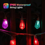 (New) Outdoor String Lights, 24FT 20 LED Bulbs Shatterproof Patio Lights, IP65 Waterproof 8 Light Modes Plug-in | Lumora