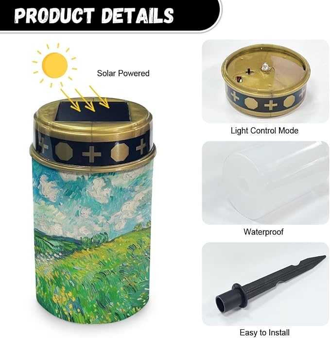 Daisy Solar Lights for Cemetery Butterfly Small Solar Lights Outdoor Solar Pathway Light Solar Lights Outdoor Walkway Solar Exterior Lights for House Solar Lights for Cemetery