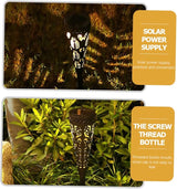 Totority 4 Pieces Solar Pathway Lights Outdoor Solar Powered Garden Lawn Yard Decorative Warm LED Landscape | Lumora
