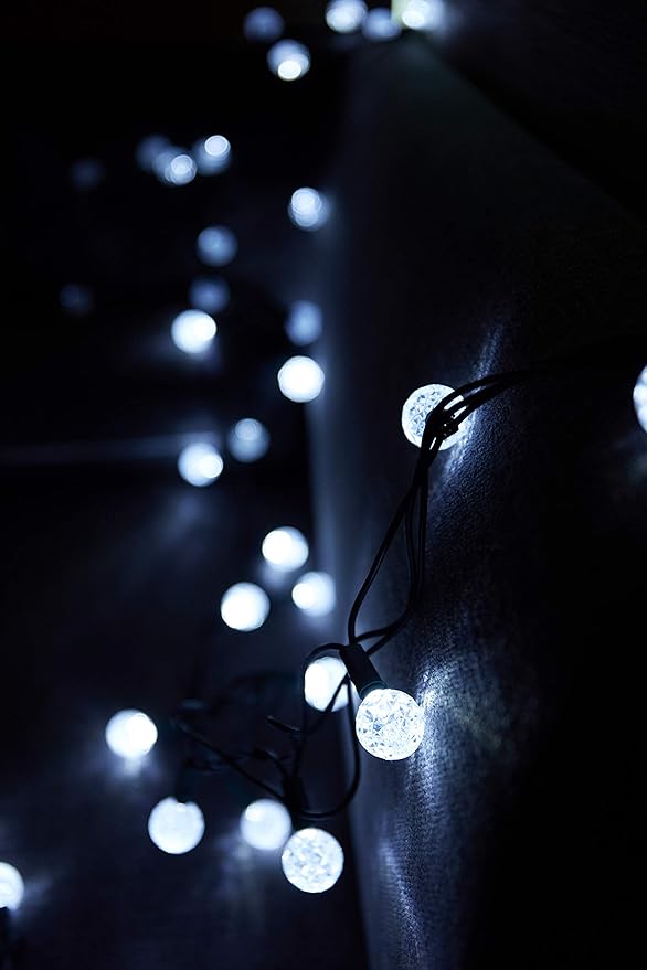 LAMPHOME 50 LED G20 String Light in 12.8ft,Indoor Outdoor Fairy String Light for Christmas,Party,Home,Patio | Lumora