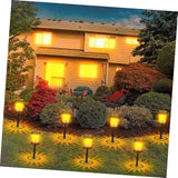 6pcs Solar Lawn Lights Waterproof LED Landscape Ground Plug Lamps for Outdoor Garden Decoration Energy Saving Solar | Lumora