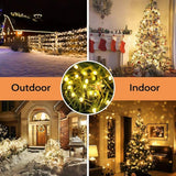 Toodour Christmas Lights Outdoor, 213ft 600 LED String Lights, Timer, Waterproof 8 Modes Outdoor Christmas String | Lumora