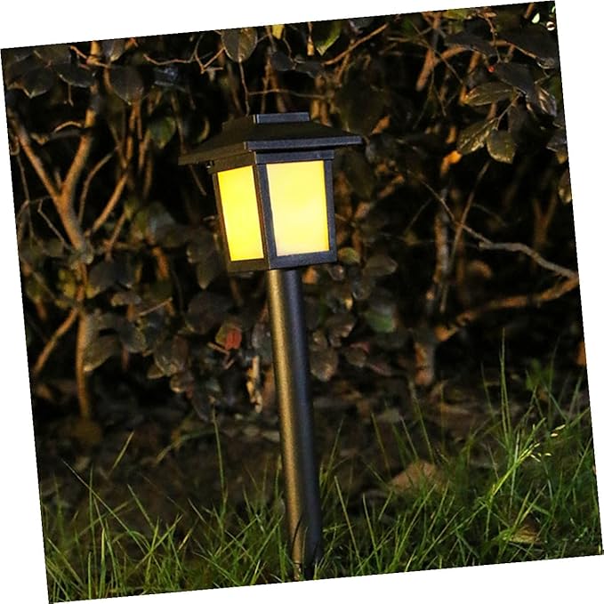 Uonlytech 4Pcs Solar Garden Lights Outdoor LED Ground Insert Lamps for Pathways Lawn Patio Landscape Lighting
