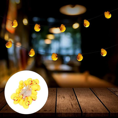 Uonlytech Thanksgiving String Lights Chicken Lamp String LED Fall Lights for Autumn Harvest Halloween Party Decor